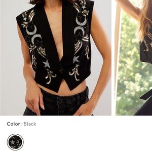 Free People billy vest brand new with tag